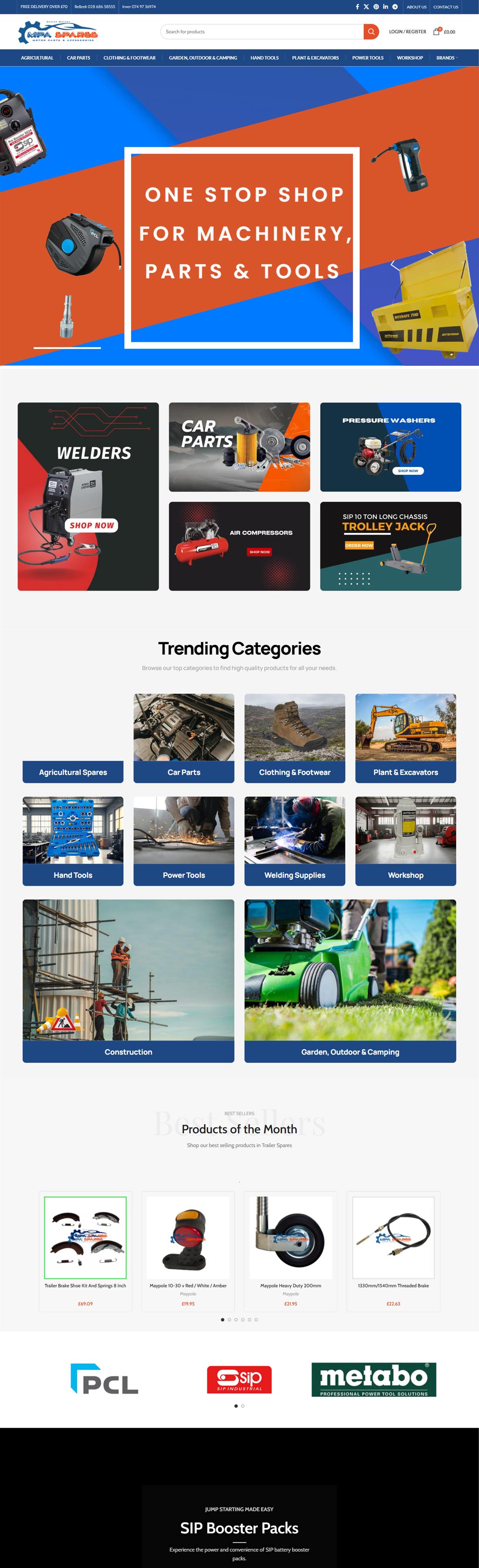 MPA Spares website
