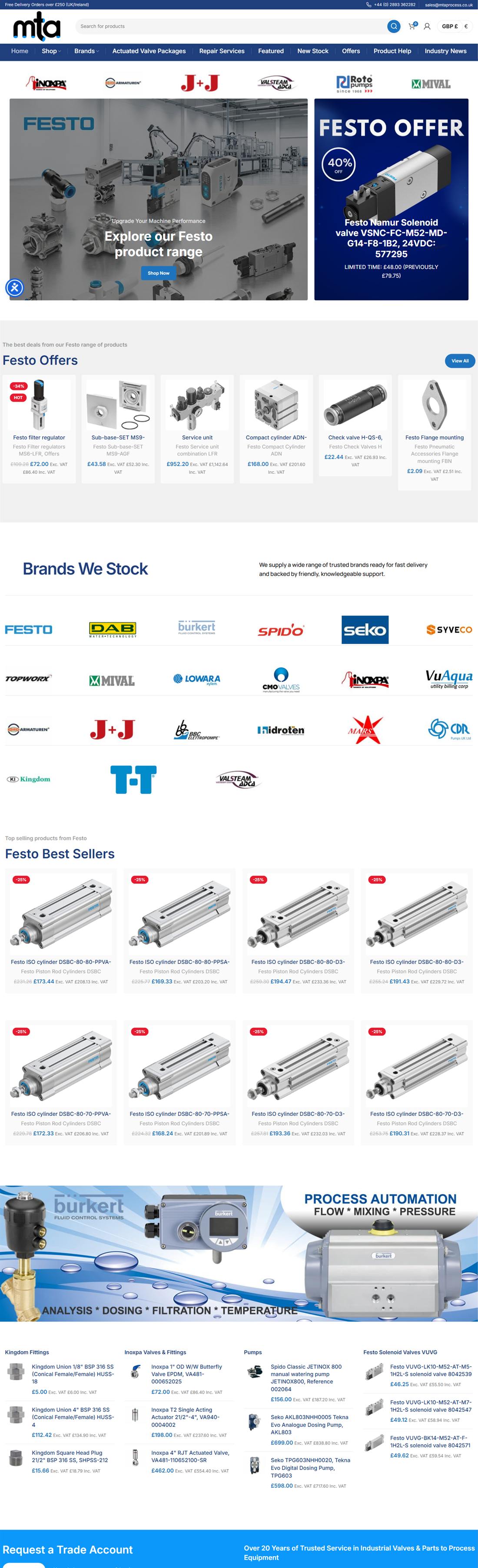 MTA Components website